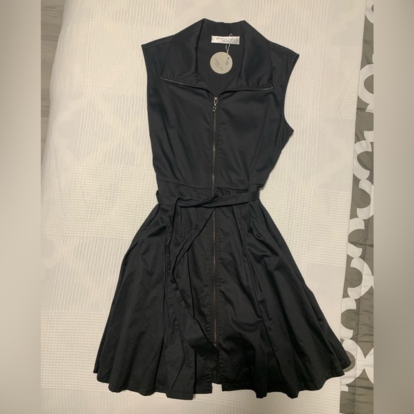 Patrizia Luca Black zip dress - Picture 1 of 2